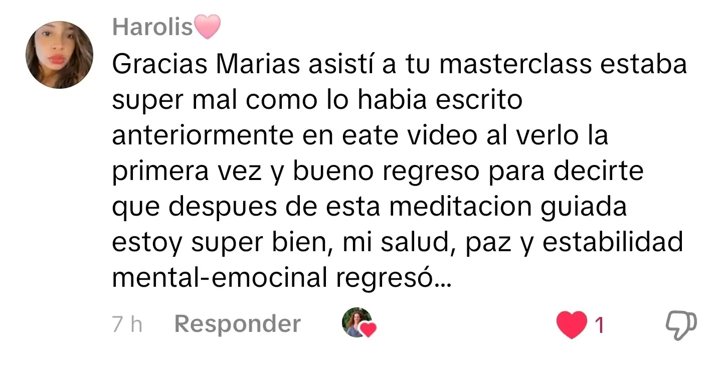 Testimonio masterclass 1